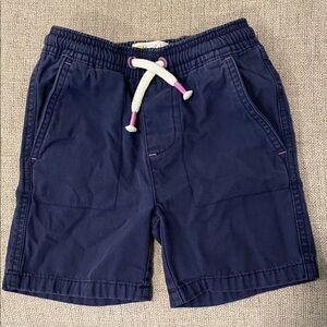 Mini Boden pull-on drawstring shorts, size 3, color college navy